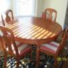Suters Cherry Table with chairs - refinished to Suters #29 color per customers request (match new kitchen)